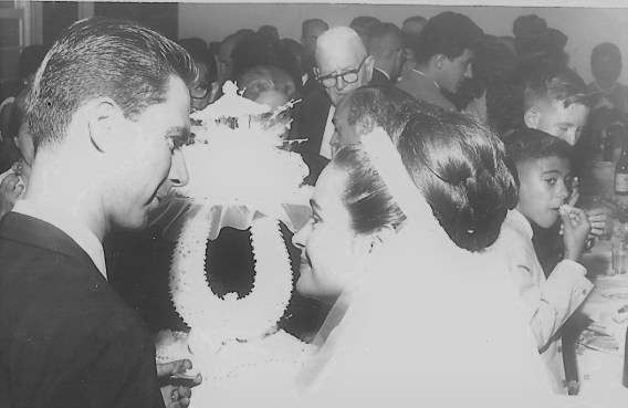 Brazilija Robertz Bele predsednik Naš Dom se je poročil z Silvijo Chianfranc 4,5,1964