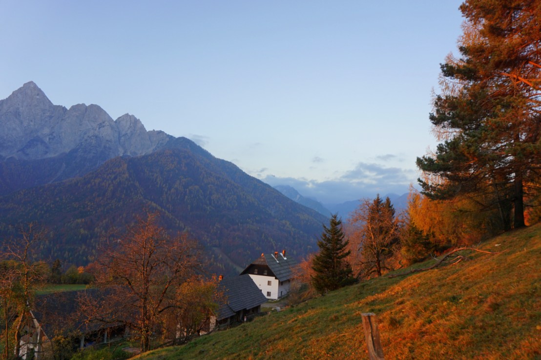 Domačija Hlebanja - jutro