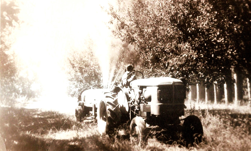 špricanje sadja Franc Fabčič, Argentina1691